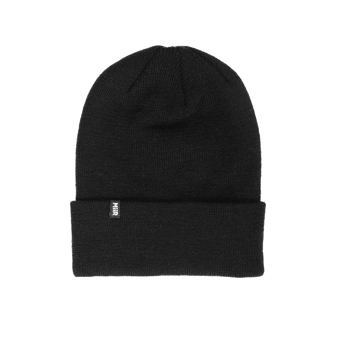 recycled-poly-fine-knit-beanie-i2 Web_PDP-RecycledPolyFineKnitBeanie_Studio_Front_Black.jpg